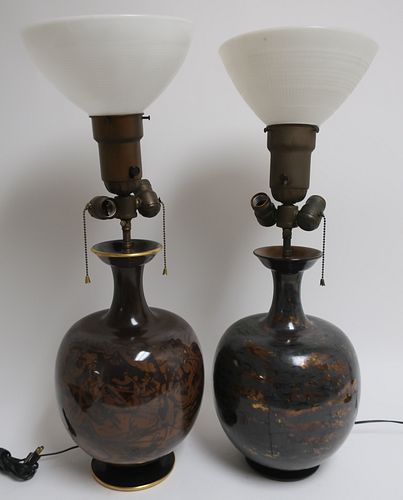 2 ANDRE PLANTARD SEVRES VASE LAMPS2