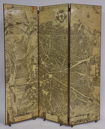 TOPOGRAPHICAL 3 PANEL SCREEN OF 372ef9