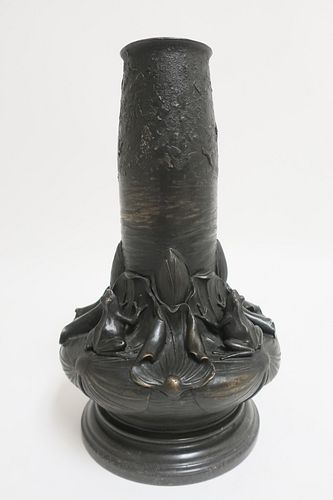 ART NOUVEAU STYLE BRONZE VASE  372f0e