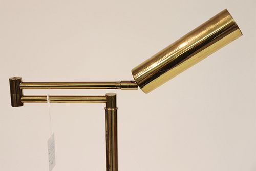 KOCH & LOWY BRASS FLOOR LAMPKoch