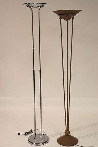 2 FLOOR LAMPS, A KOVACS & ESTIL