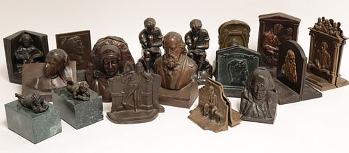 LITERARY & FIGURAL BRONZE, CAST/PATINATED