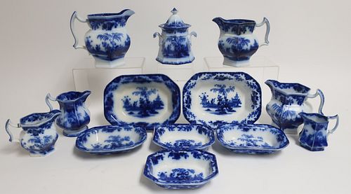 13 FLOW BLUE SCINDE TRANSFERWARE 372f51