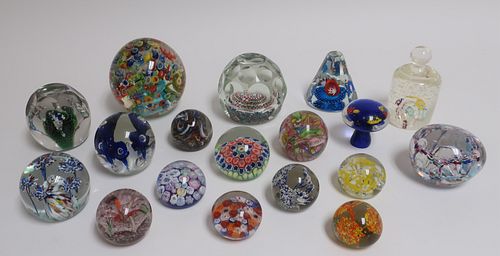 GLASS PAPERWEIGHTS: MILLEFIORI AND SIMILAR