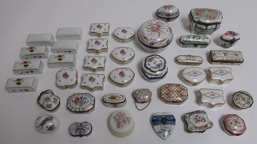 38 SMALL PORCELAIN BOXES LIMOGES38 372f81