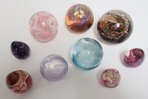 GLASS PAPERWEIGHTS: SCOTLAND, GED, ADDITIONInferno