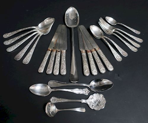 19 PCS OF TIFFANY AND CO SILVERPLATE 373001