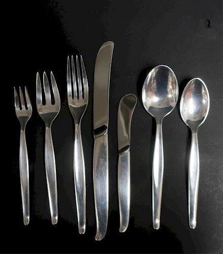 STERLING SILVER TOWLE FLATWARE SERVICE