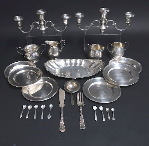 STERLING SILVER: CARTIER PLATES