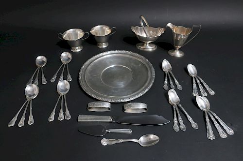 LOT OF VARIOUS STERLING FLATWARE 373012