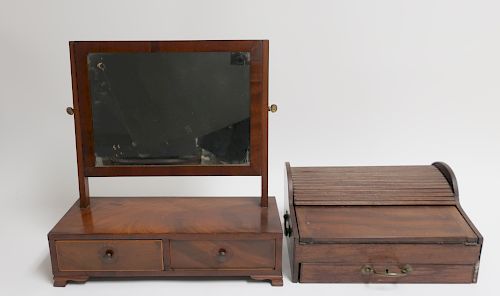 19TH C. CAMPAIGN LAP DESK, GENTLEMAN'S