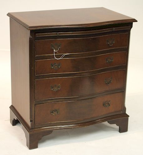 GEORGE III STYLE INLAID MAHOGANY