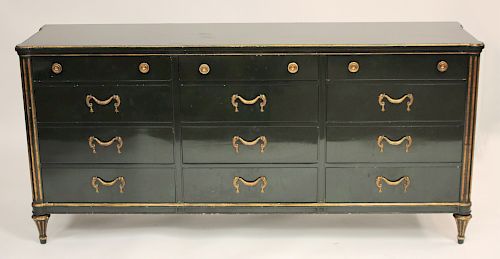 LOUIS XVI STYLE GREEN LACQUERED 3730b6