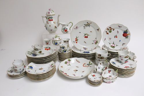 HEREND PORCELAIN PARTIAL DINNER 3730e5