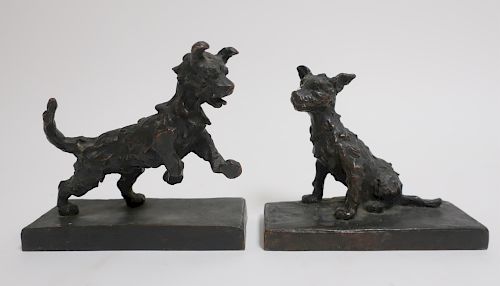 EDITH BARRETTO PARSONS, TWO BRONZE