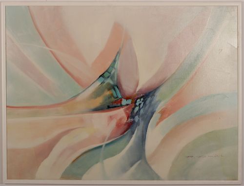 R DANICE 20TH C PASTEL ABSTRACT  373190