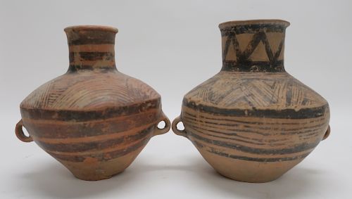 TWO CHINESE NEOLITHIC VASESTwo