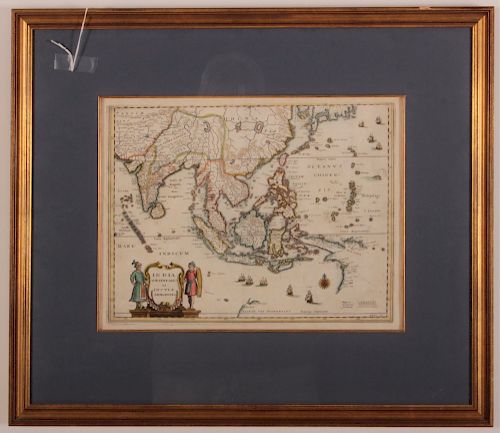 MATTHAUS MERIAN C 1638 INDIA ORIENTALIS 37326f