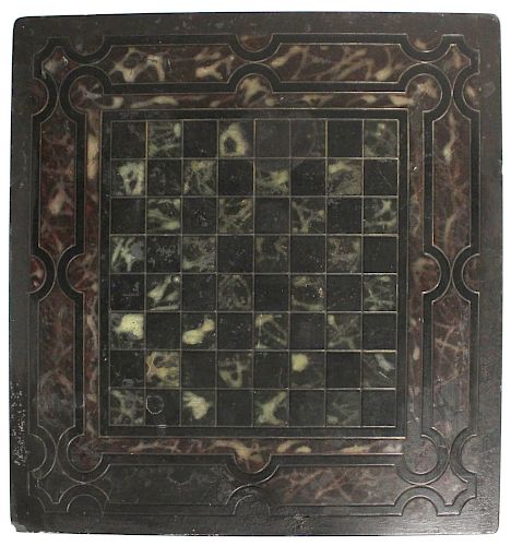 SLATE CHESS OR CHECKERBOARD FAUX 3732ba