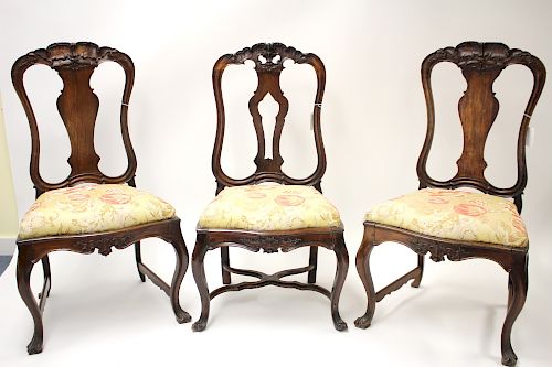 PORTUGUESE ROCOCO ROSEWOOD SIDE