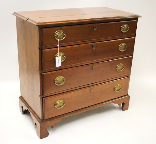 AMERICAN CHIPPENDALE CHERRY CHEST