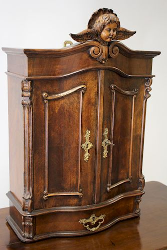 BAROQUE REVIVAL WALL OR TABLE CABINET 3732c9