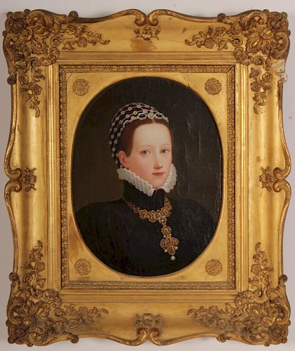 19TH C. PORTRAIT OF ELIZABETHAN