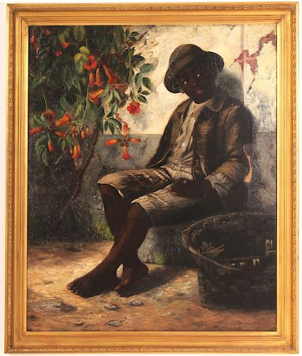 AM SCH. 1886, BLACK BOY RESTING