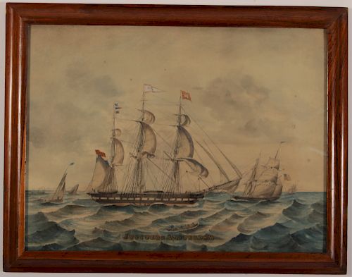 BRITISH 19TH C JUPITER AND AMSTERDAM  3732ef