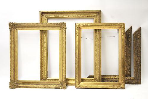 VARIOUS VICTORIAN GILTWOOD GESSO 37330f