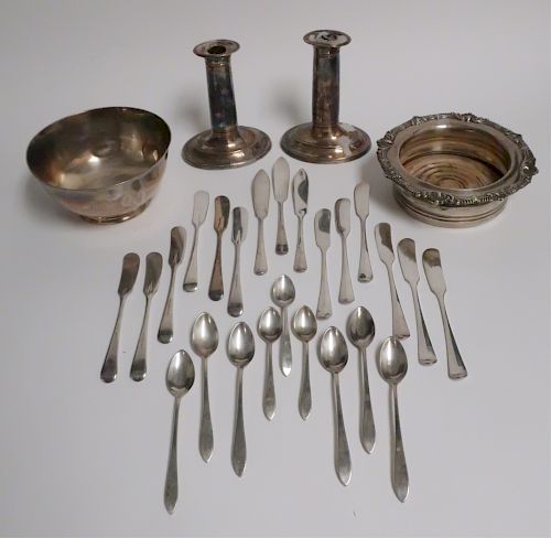 LOT OF STERLING SILVER & SILVER
