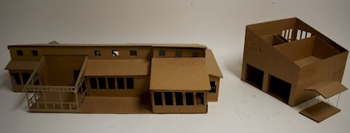 MODERNIST CARDBOARD ARCHITECTURAL