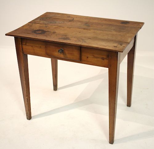 19TH C CHERRY ONE DRAWER SIDE 373331