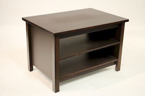 DANISH TELEVISION STAND, DARK STAINEDwith