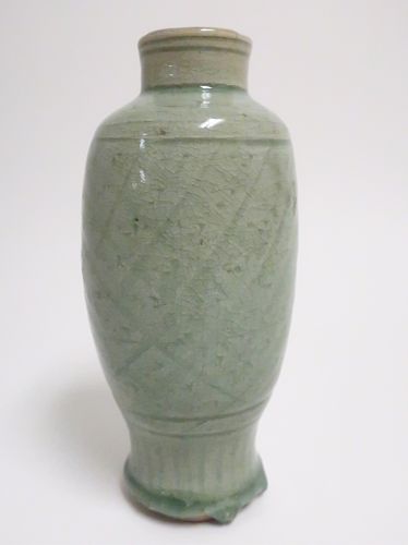 CHINESE CELADON POTTERY VASEUnder 3733ad