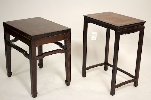2 ASIAN MING STYLE OCCASIONAL TABLES2