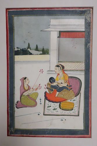 19TH C INDIAN MANUSCRIPT JAIPUR 3733ea