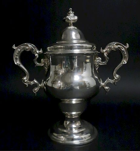 ENGLISH SILVER TWO HANDLED CUP 37340c