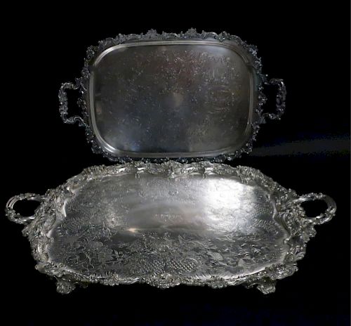 SHEFFIELD SILVERPLATE OVAL FOOTED