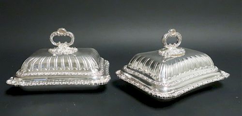 WM. HUTTON & SONS ENTREE DISHES,