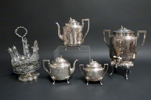 SILVERPLATE TEA/COFFEE SET BY WILCOXAmerican