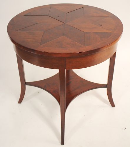 ROUND PARQUET TABLE BY NIERMANN WEEKSCherry