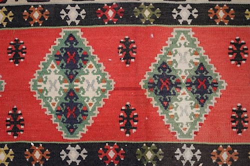 KILIM RUG, 6'-8" X 9'-8"Kilim Rug,