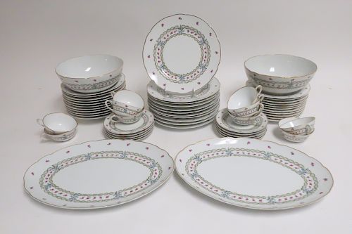 58 PIECES OF L. BERNARDAUD LIMOGES -