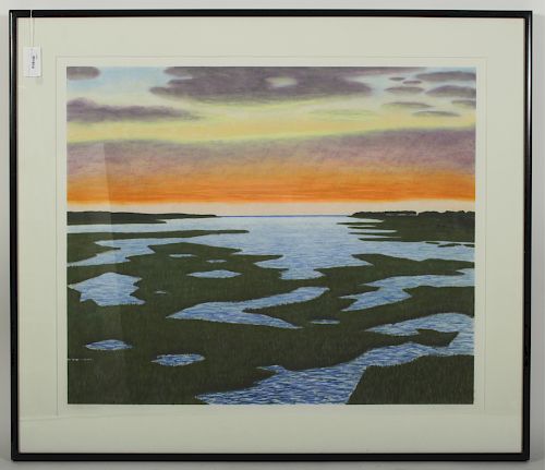 BILL SULLIVAN, "COVE" LITHOGRAPHBill