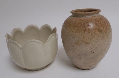 TWO CHINESE POTTERY VESSELSSong