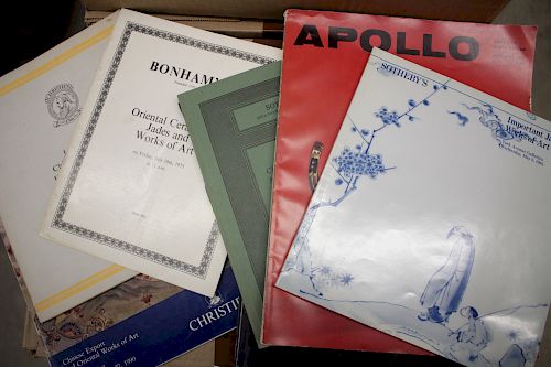 8 LARGE BOXES ASIAN AUCTION CATALOGS 373647