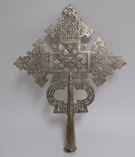 ETHIOPIAN PROCESSIONAL CROSS EARLY 37366e