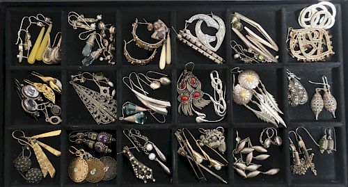 LARGE LOT OF VINTAGE STERLING SILVER