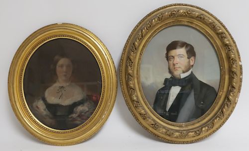 PORTRAITS OF MARY ST JOHN MAIRS & JOHN